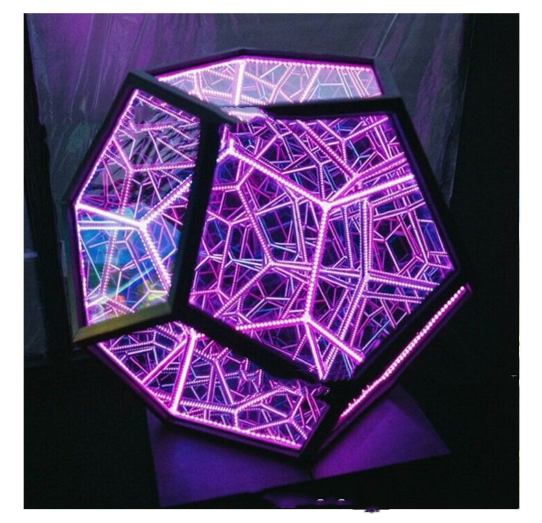 Infinite Dodecahedron Color Art Light Night Light