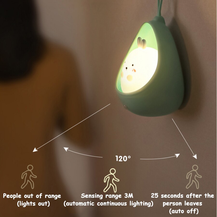 Led Night Light Human Body Induction