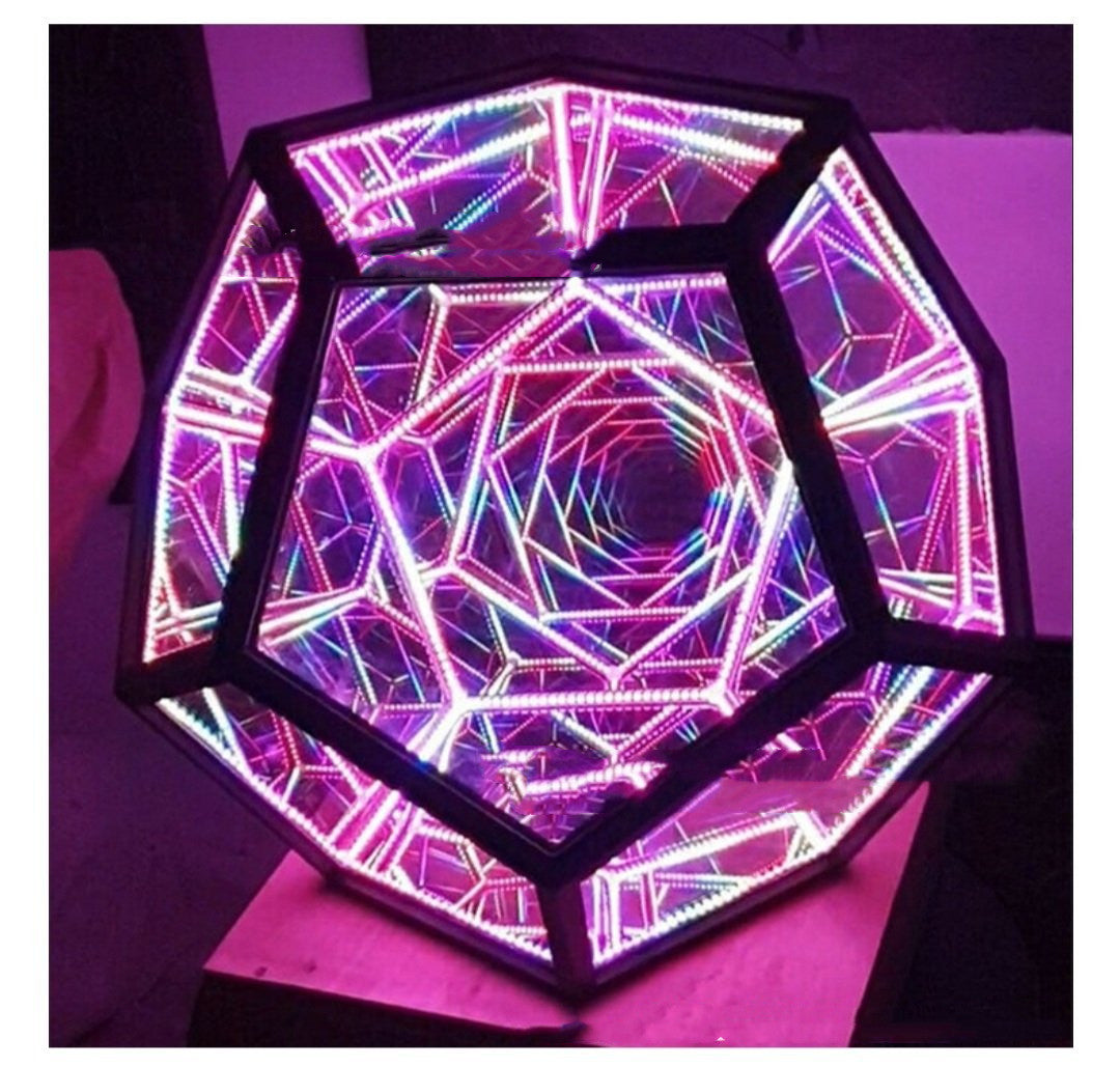 Infinite Dodecahedron Color Art Light Night Light