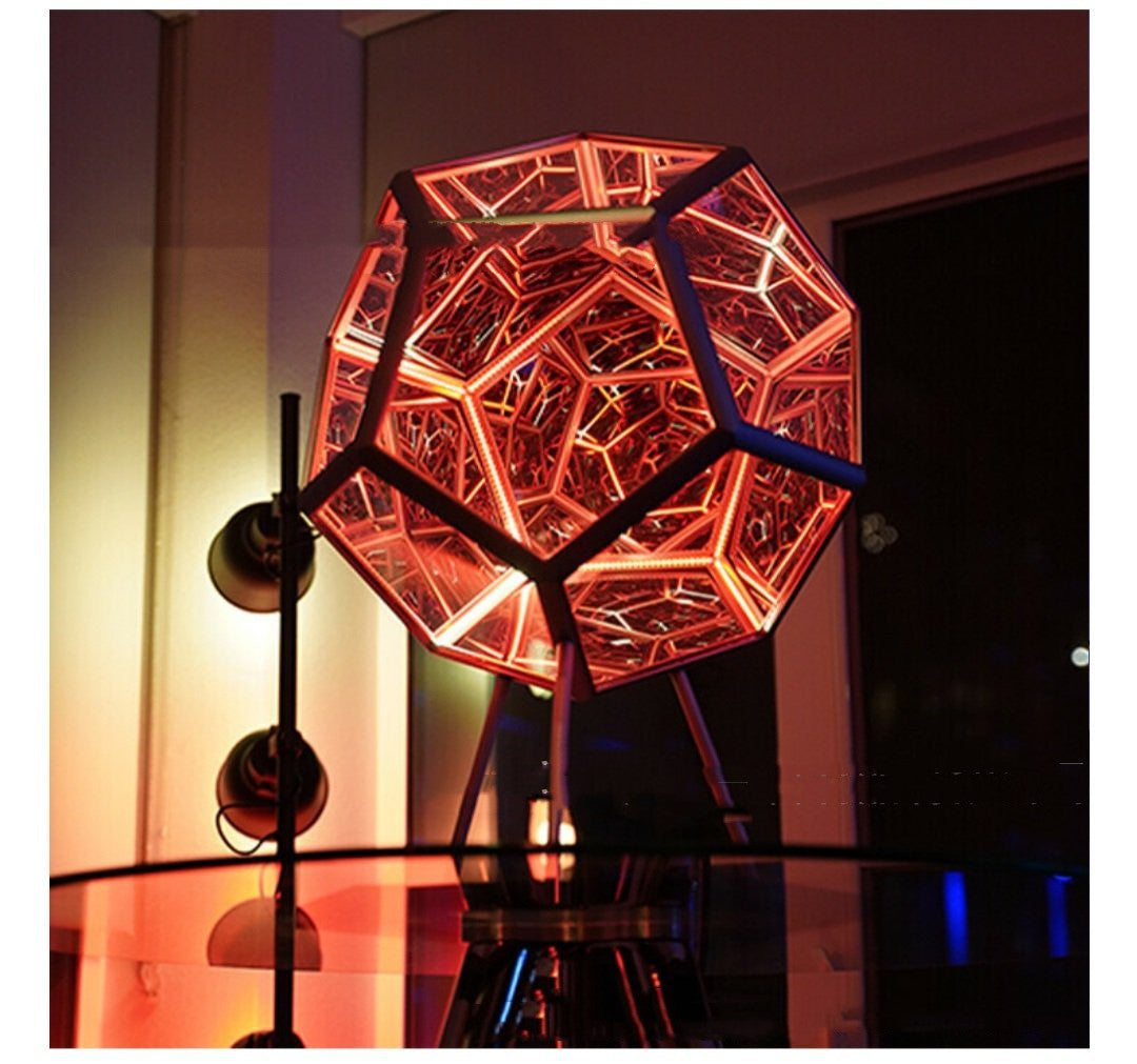 Infinite Dodecahedron Color Art Light Night Light