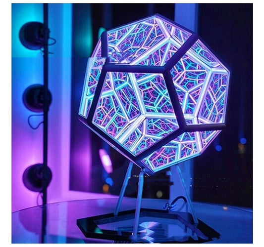 Infinite Dodecahedron Color Art Light Night Light