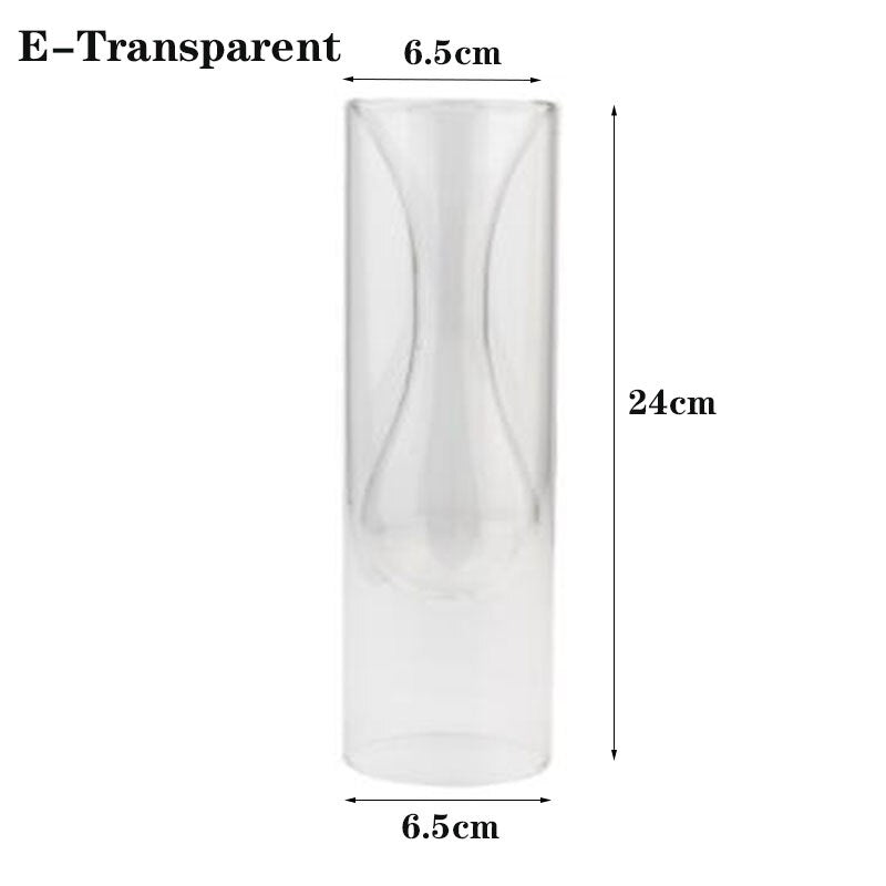 Modern Vase Double Layer Glass