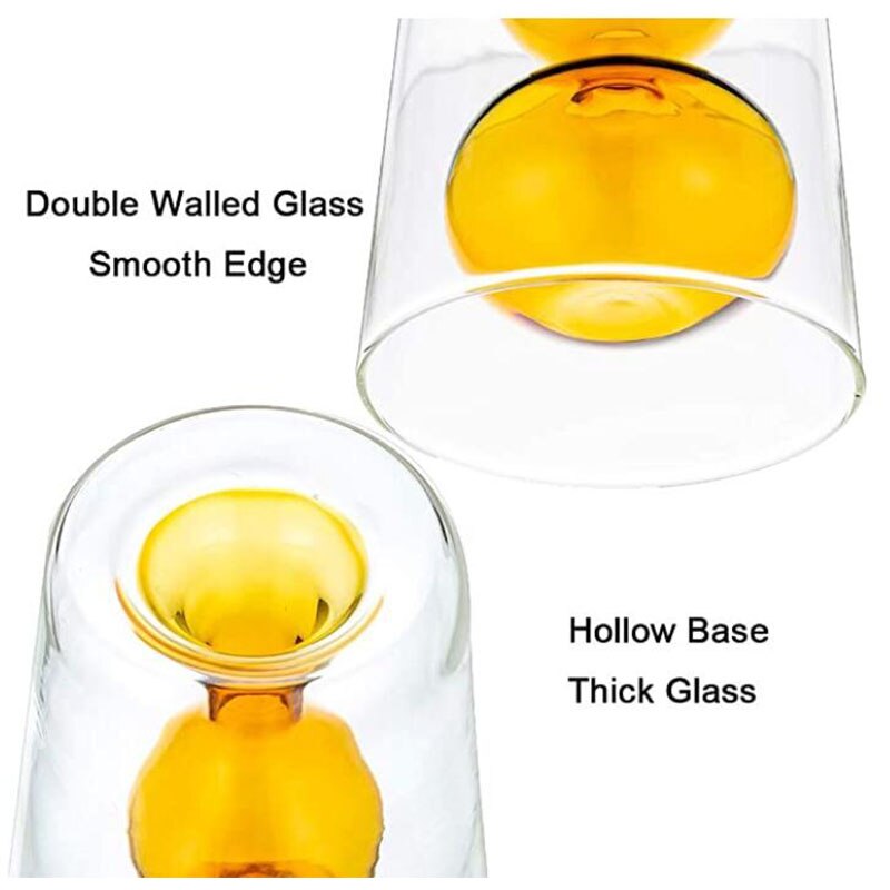 Modern Vase Double Layer Glass